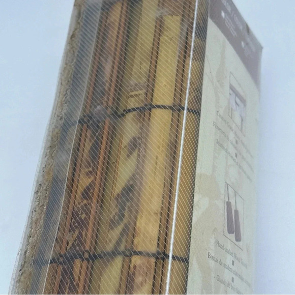 New Ambria Fruitwood Burnt Roman Shade 36" X 72". - Picture 10 of 10